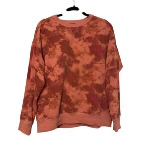 Eddie Bauer Women’s Tie Dye Fleece Sweatshirt Size M